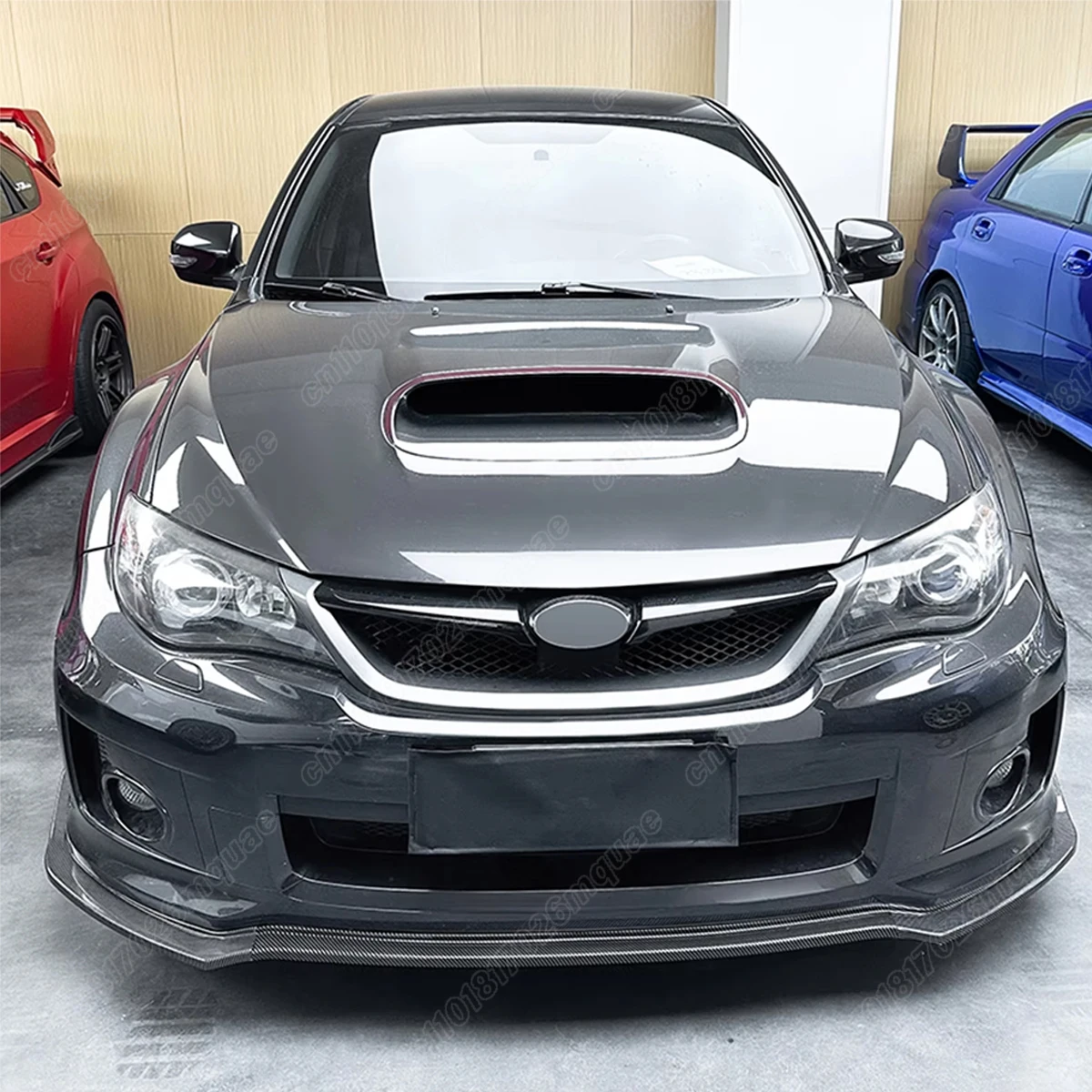 스바루 임프레자 WRX STI 2013 2014 2015 2016 2017 2018 자동차 앞 범퍼 스포일러 바디 앞 펜더 장식 액세서리