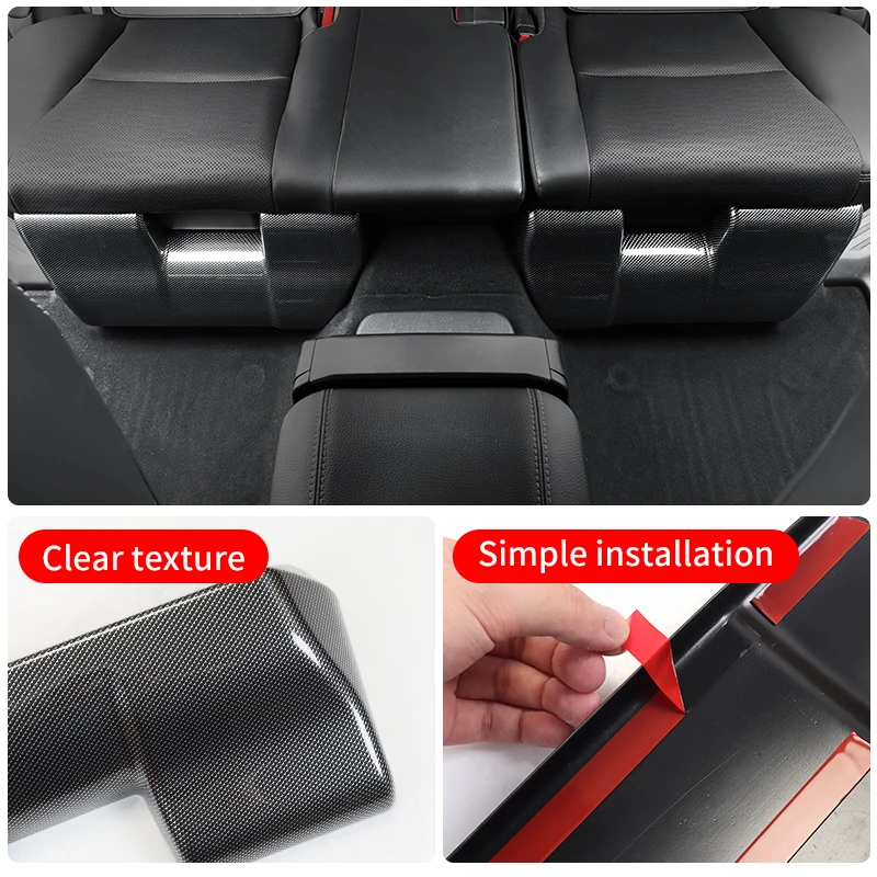 적용 가능 렉서스 GX550 GX550h 2024 2025 두 번째 행 좌석 바닥 보호 커버,For Lexus gx 550 인테리어 업그레이드 액세서리 수정 튜닝