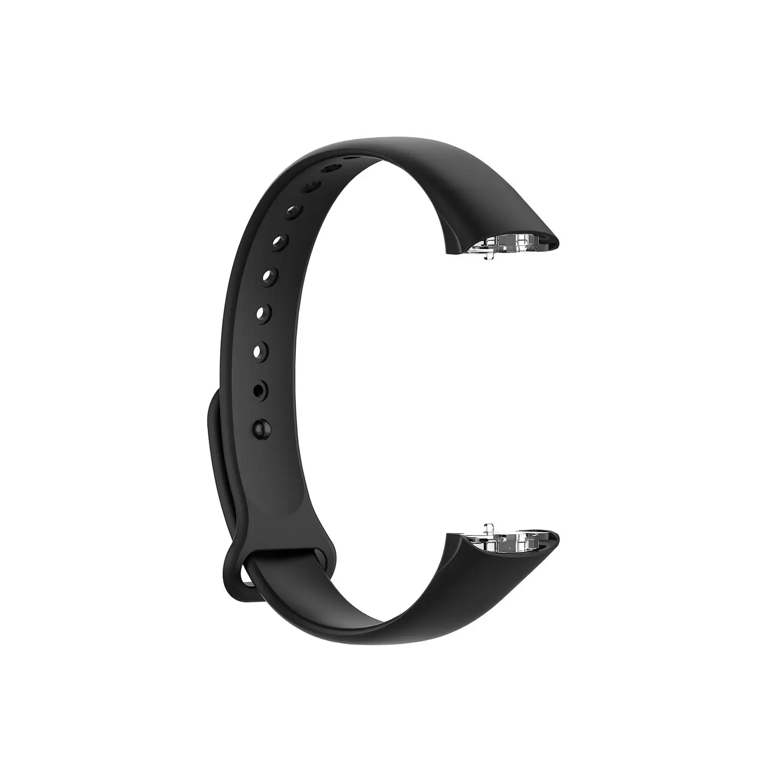 Breathable Soft Silicone Watch Band Replacement with Buckle Strap