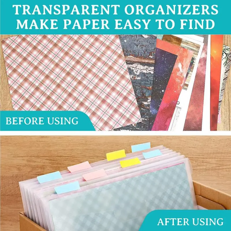 Srvnpioy 25 Pezzi Cartelle Sospese in Carta Kraft per Cassetti, formato A4, con Linguette e