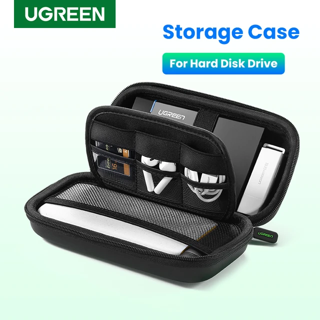 Ugreen External Hard Disk Case | Power Bank Hard Drive Bag | Hard Disk Pouch - Hard Drive Bags -