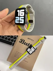 Sleek Silicone Sport Band - Iwatch 11 10 46mm (LH FluGreen)