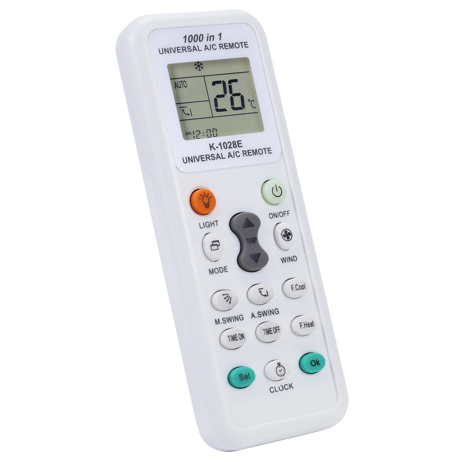 Universal Air Conditioning Remote Control with LCD Display
