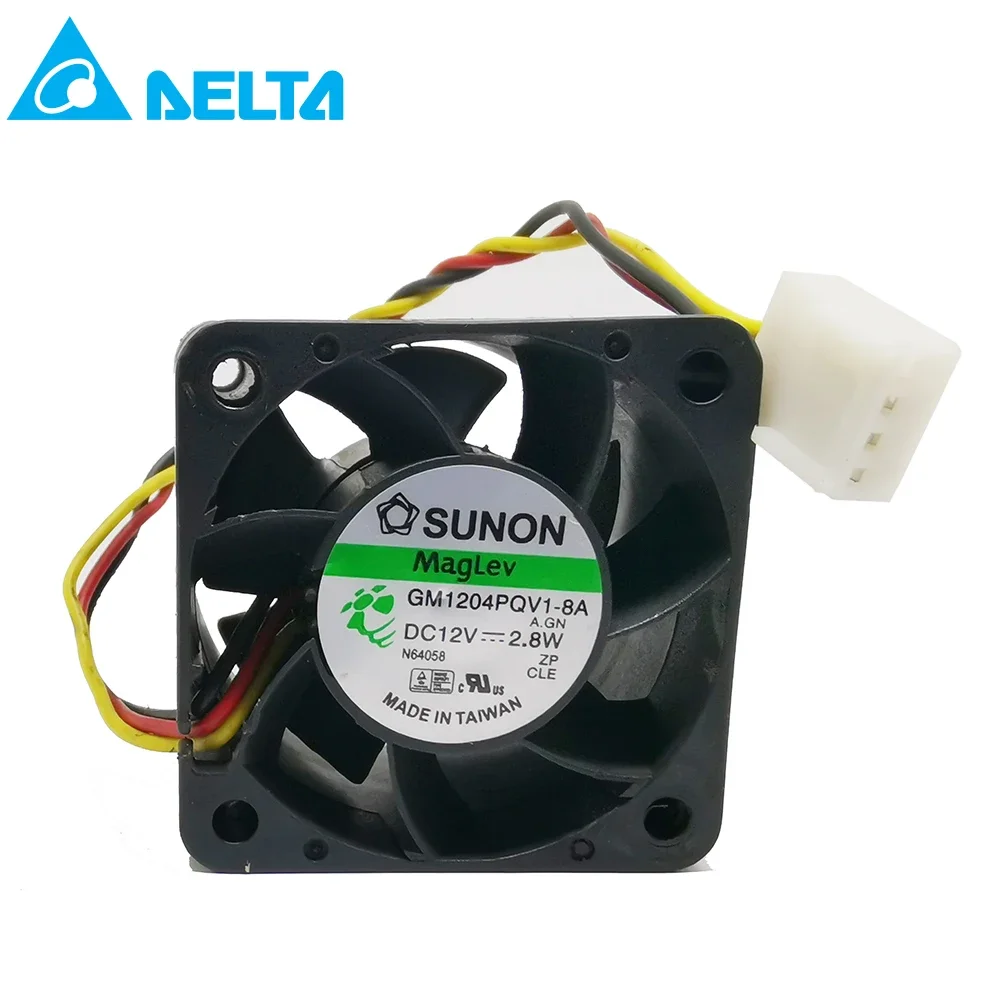 Для Sunon GM1204PQV1-8A DC12V 2,8 W 4CM 4028 40*40*28MM 3-линейный 1U 2U серверный вентилятор 9200rpm 14CFM