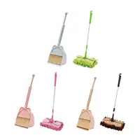 Mop Children Cleaning Broom Dustpan Set, Mini Dustpan and Broom for Children, Kids Broom and Dustpan Set, 1