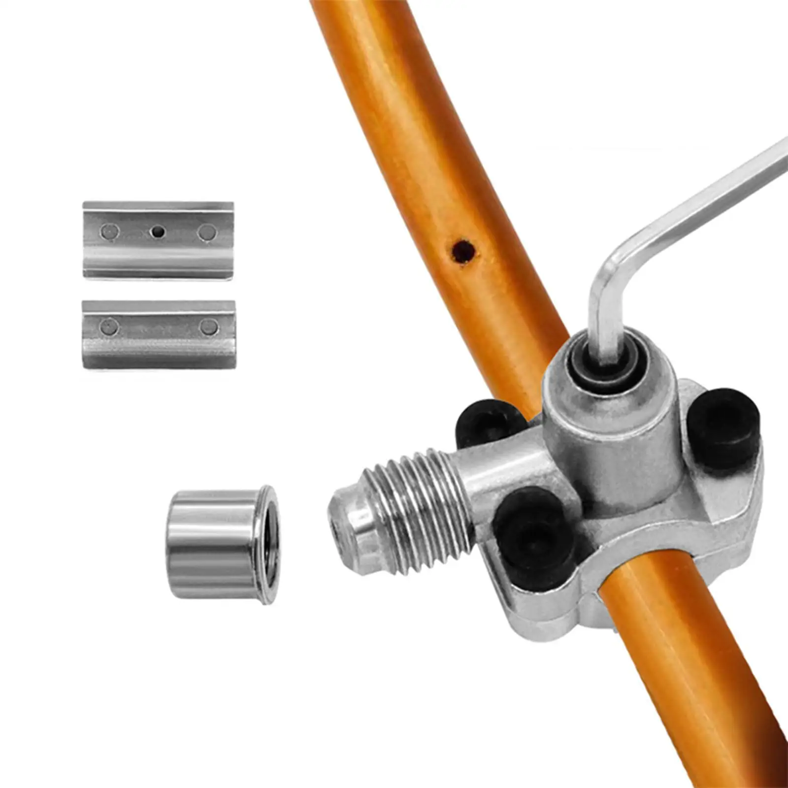 Kit Valvole Per Ricarica Frigoriferi BPV31 - Con Manometro | Compatibile 1106003388 | Metallo Anticorrosione