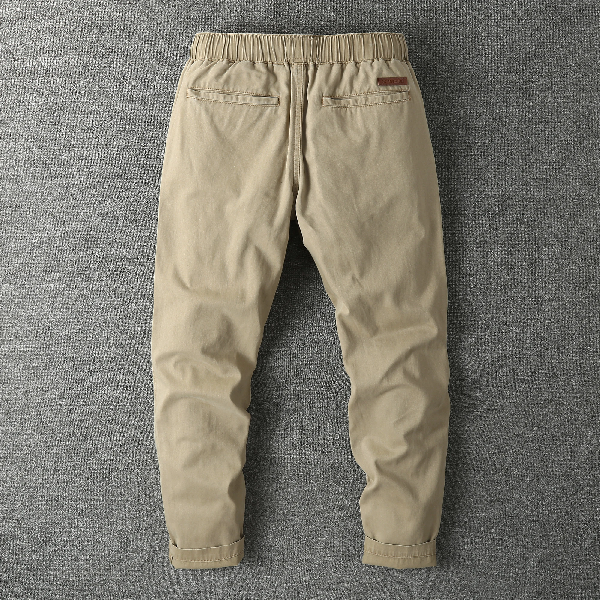 2023 New Men's Autumn Cargo Pants, Solid Color Loose Casual Pants, Outdoor Sports Pants