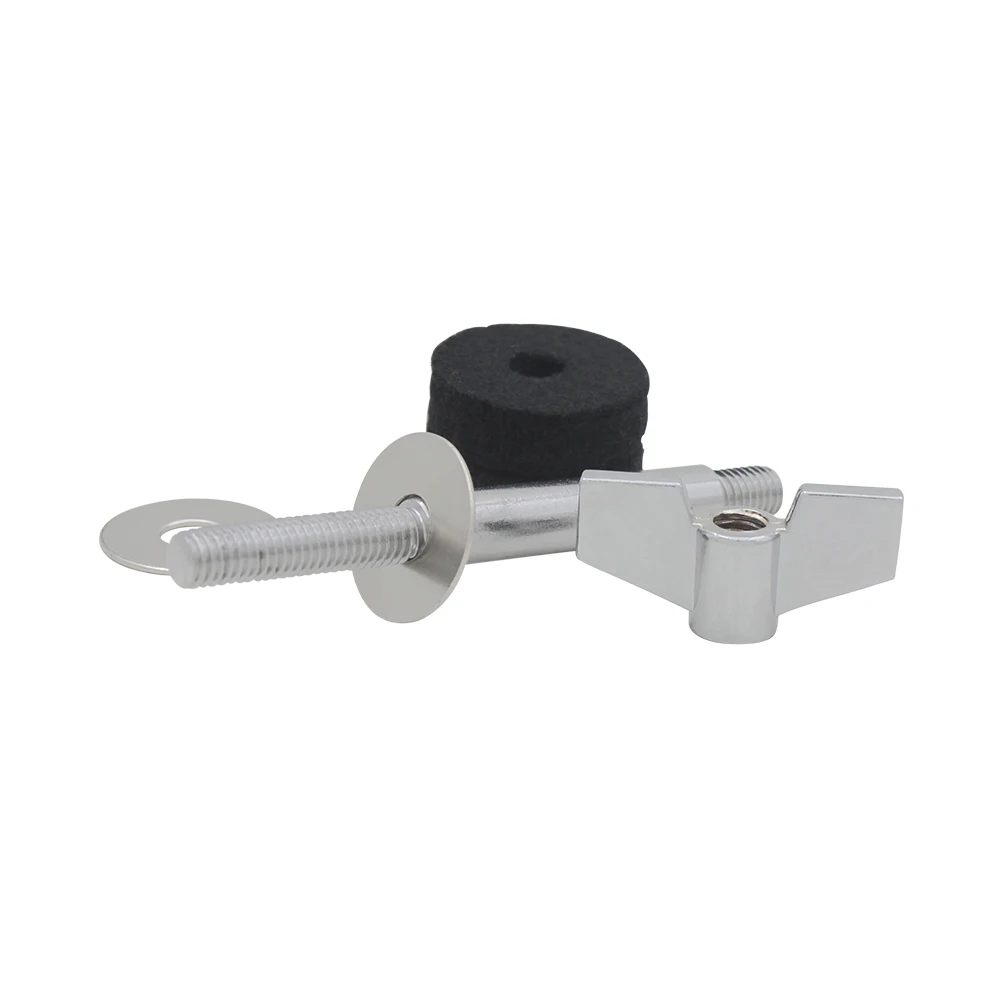 Description Picture 4 of itemCymbal Stacker Iron Plating Drum Hanging Screw Metal With Felt Washers Percussion Musical Instrument Accessories Drum Kit Parts