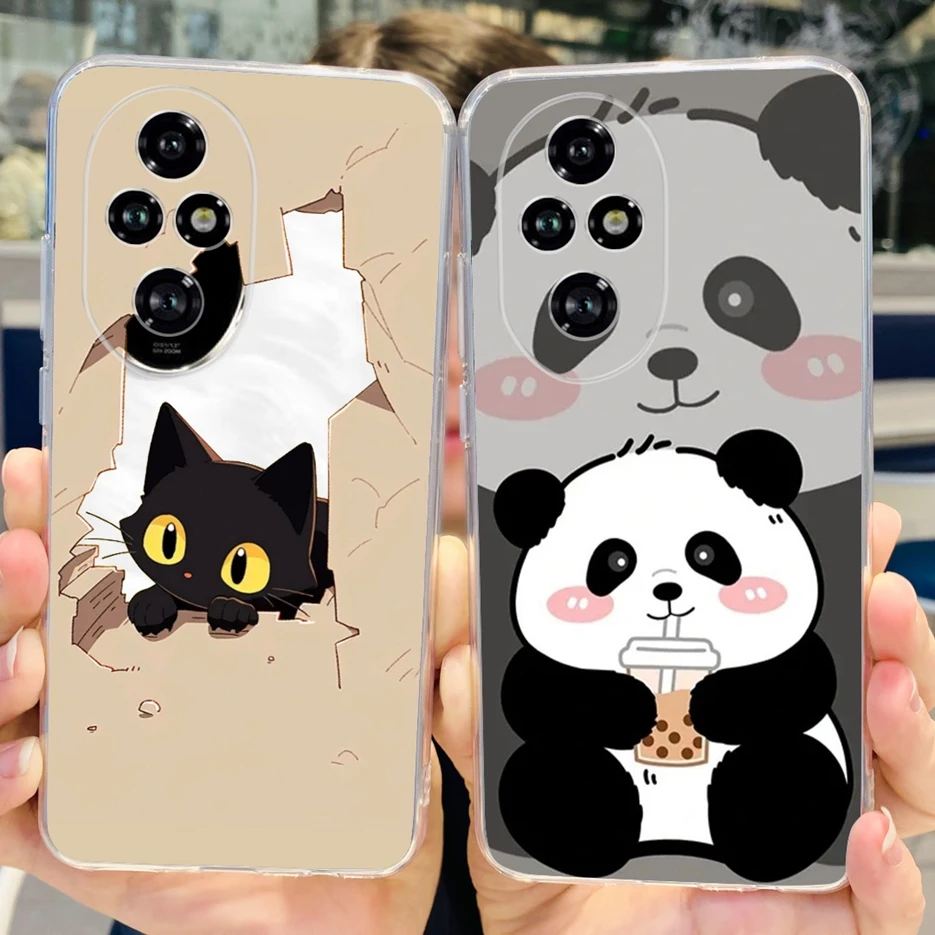 Cute Painted Clear Silicone Case - Soft Protective Cover
