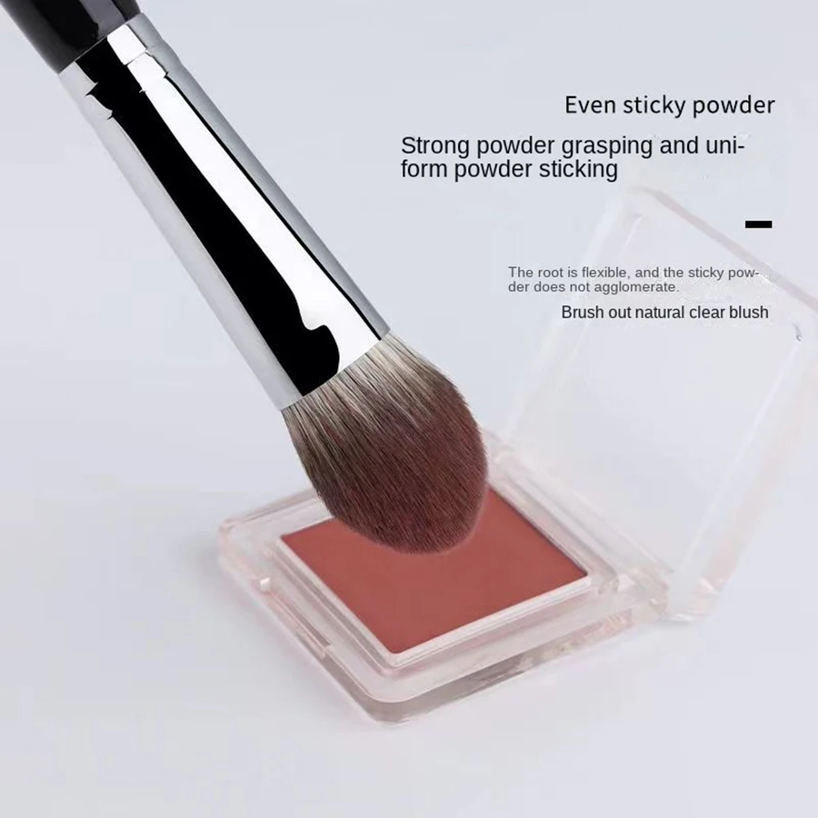 Peach Heart Blusher Brush Powder Blush Cream Liquid Blush Makeup Brushes Flat Small Precise Blush Brush Makeup Tools 4