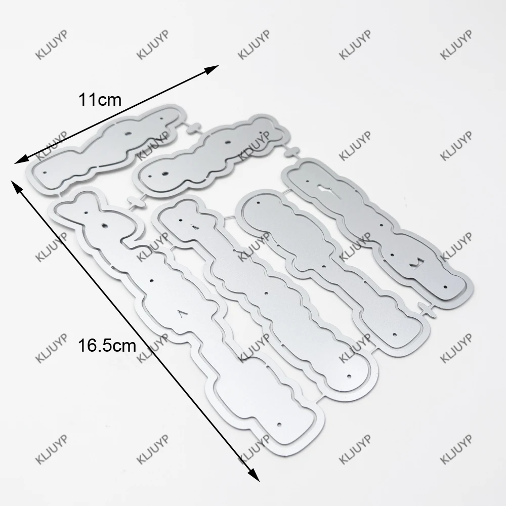 KLJUYP 수직 발렌타인 단어 금속 절단 다이 스텐실 DIY 스크랩북/앨범 장식 엠보싱 DIY 종이 카드용
