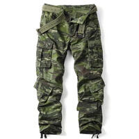 Men Combat Pants With Knee Pads Tactical Cargo Sport Trousers Camouflage Multicam Trekking Hunting Clothes（Not belt） 1