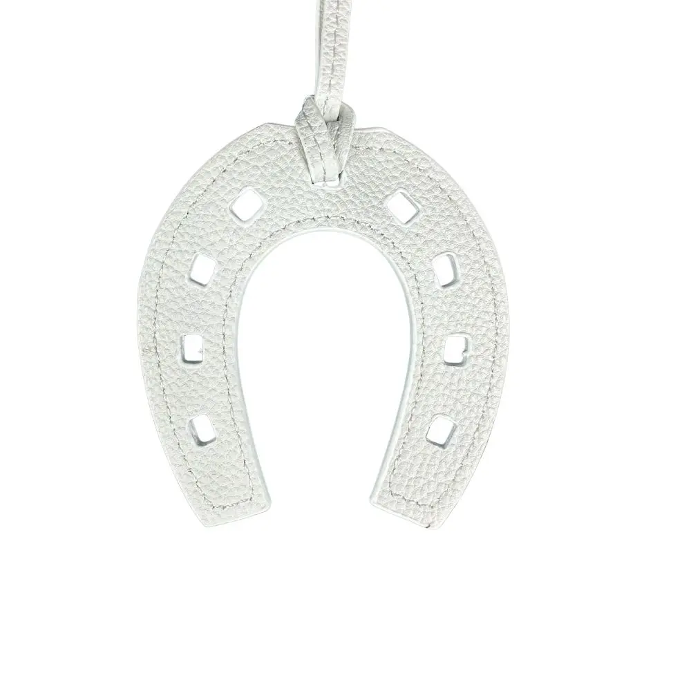 Artisanal Leather Horse Head & Horseshoe Charms Set - Premium Quality & Customizable Colors - Perfect Bag Accent
