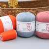 9Set AURUM Cashmere Yarn Thick Winter 16s/3 Hand Knitting For SWEATER Women Scarf 50g+20g Woolen Yarns Factory Wholesale 6