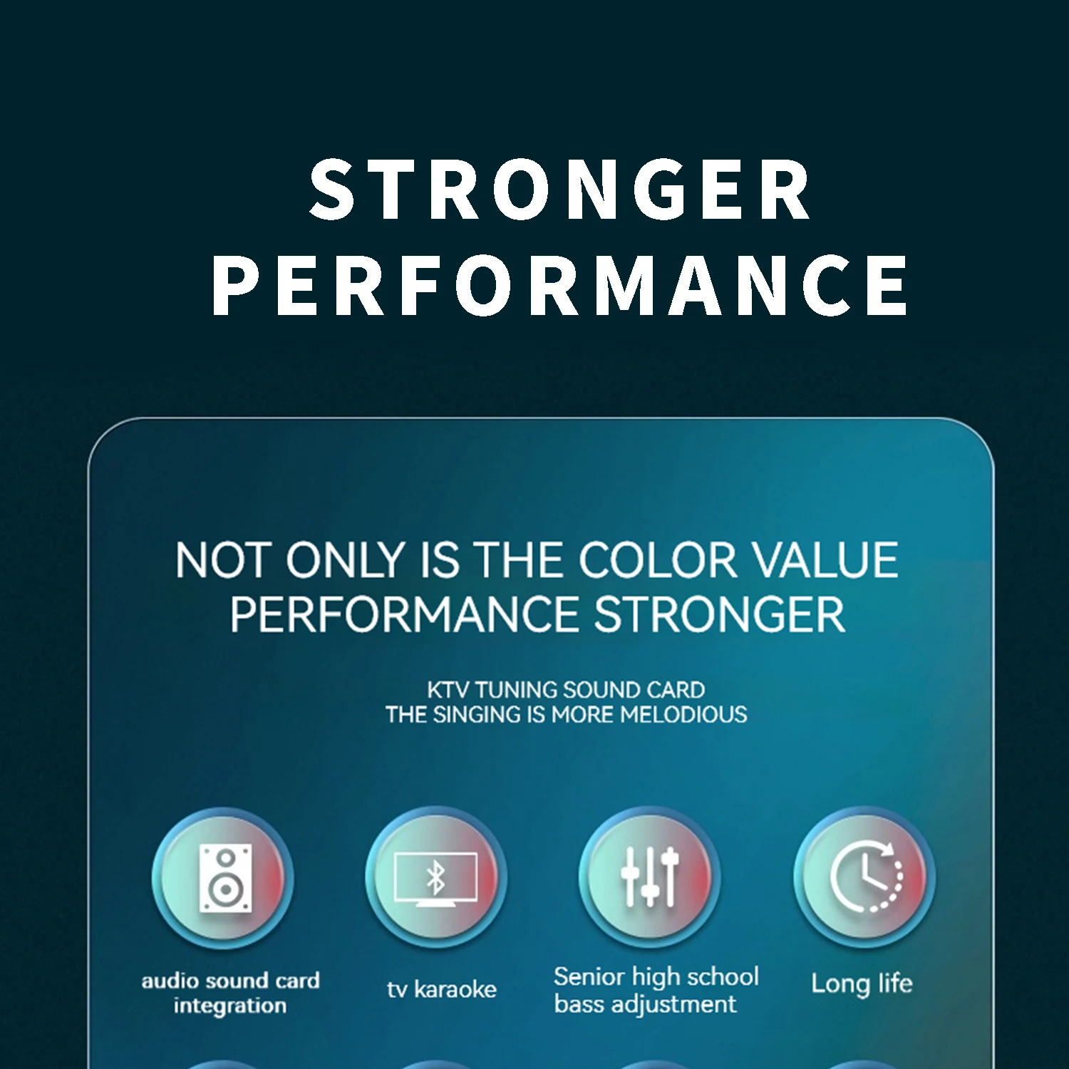 Original BGN Y6001 Live Sound Card Audio Singing Live Integrated Machine Host Singing Equipment Wireless Bluetooth Speaker 3