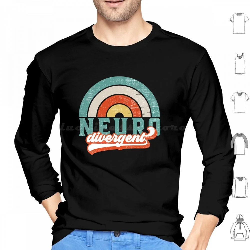 

Neurodivergent Celebrate Neurodiversity Hoodie cotton Long Sleeve Neurodivergent Celebrate Neurodiversity Autism