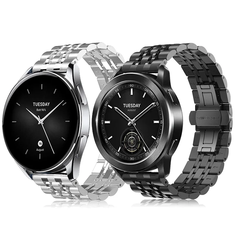 

For Xiaomi Watch S3 Metal Strap for Xiaomi watch S1 Active Pro Stainless Steel Watchband for xiaomi watch s2 46mm 42mm Bracelets