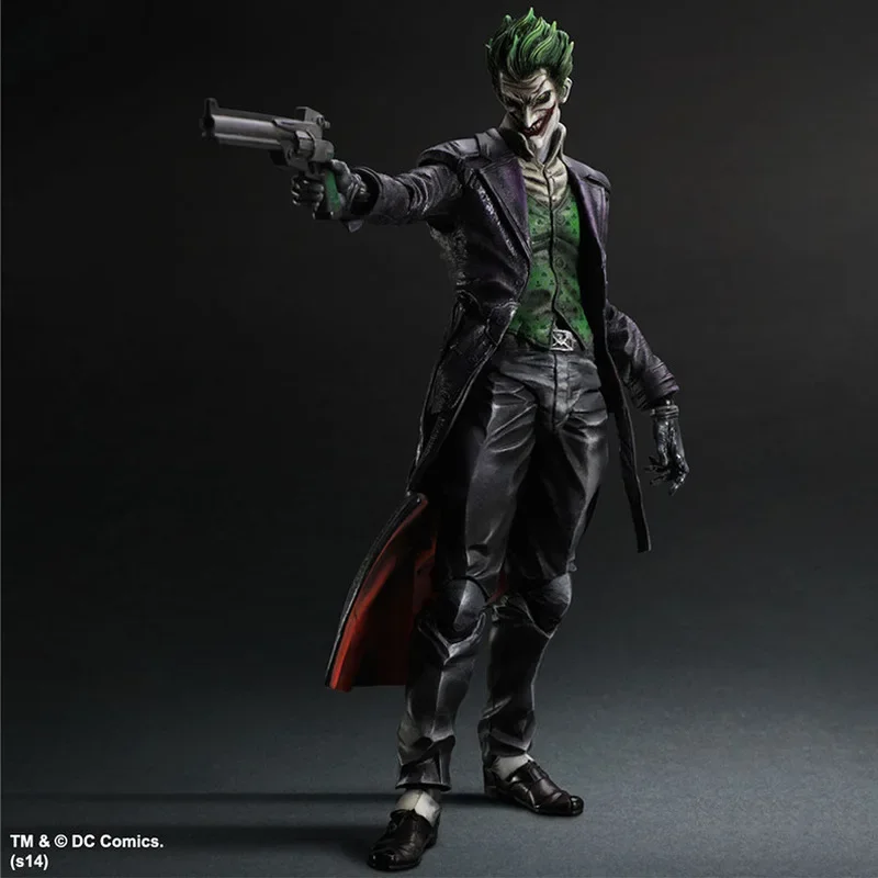 

Genuine Dc Movie Joker Modified Action Marvel Character Toy 28cm Statue Model Multi-accessory Collection Decorated Kid's Gift