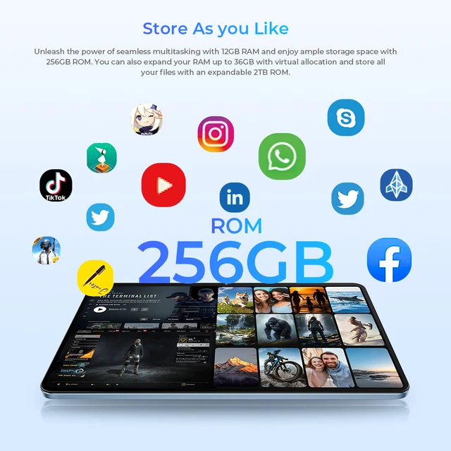 엔터테인먼트와 생산성이 만나는 Oukitel OT5 태블릿