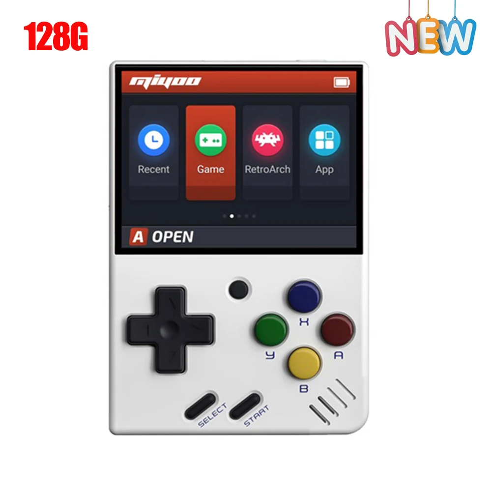 Miyoo Mini Pocket Video Game Consoles Retro Protable Player Built-In 2500+ Games with Tetris 2.8 Inch IPS Screen Gift for Kid 