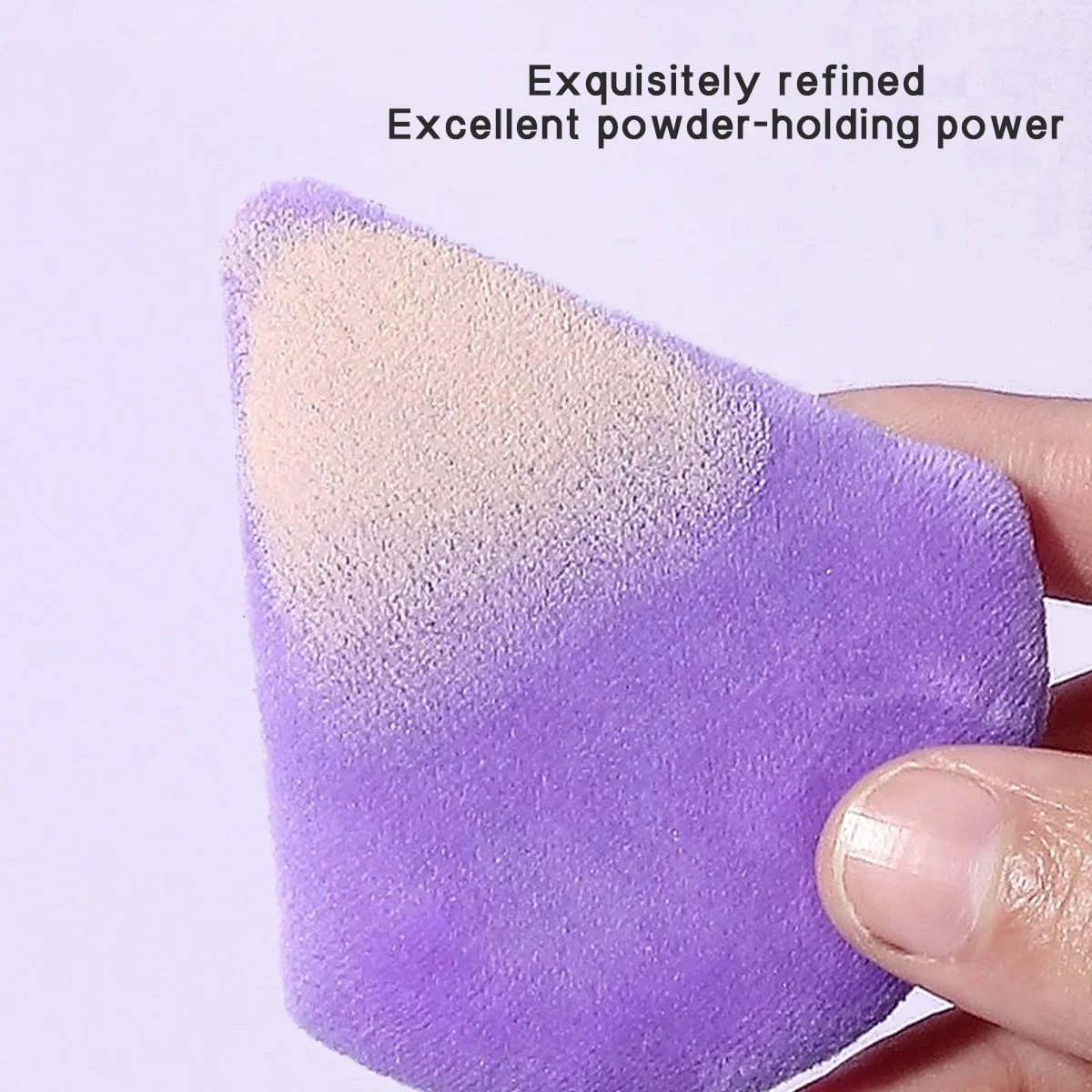 14 Flocked Powder Puffs for Wet or Dry Use Suitable for Loose Powder and Liquid Foundation Delicate and Soft for Setting Makeup