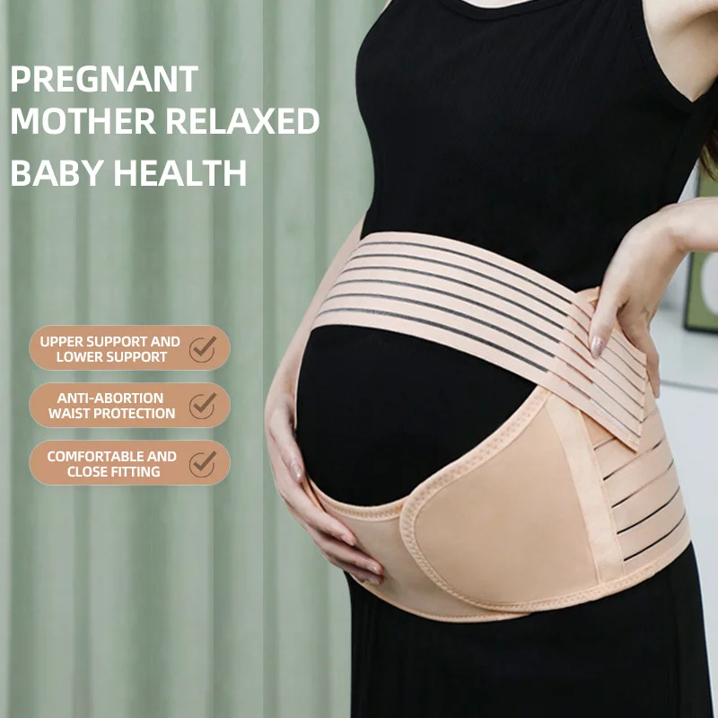 Pregnant Women Support Belly Band Back Clothes Belt Adjustable Waist Care Maternity Abdomen Brace Protector Pregnancy