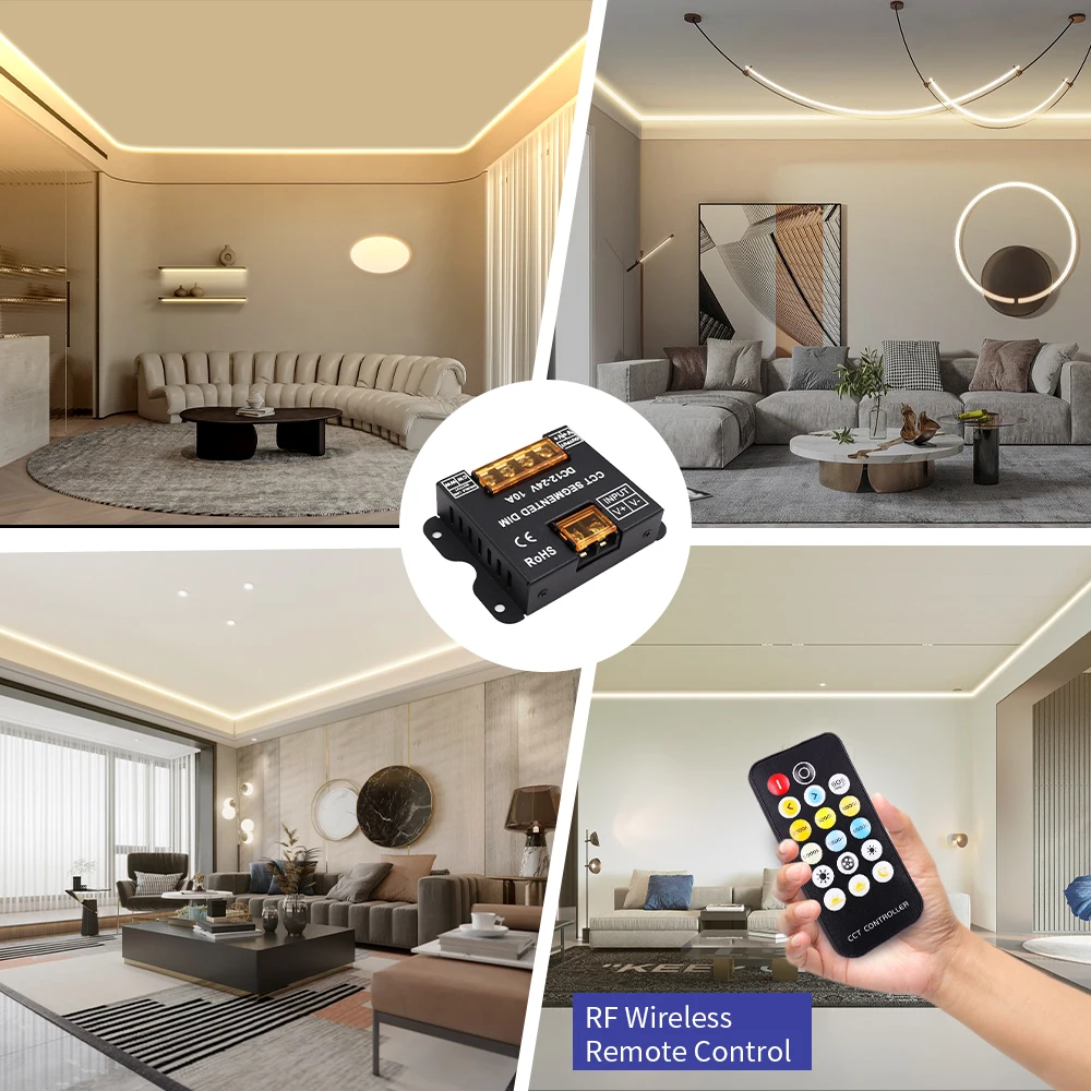 Mini Controller Per Strisce LED RGB+CCT 12/24V • Italia
