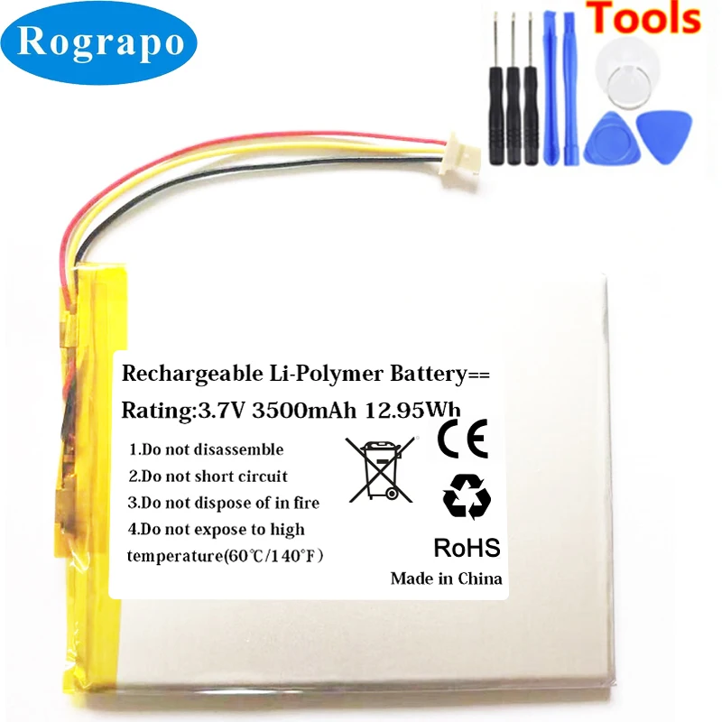 New 3.7V 3500mA Battery For Onyx Boox i8 DARWIN 3 4 C63ML C63L T76ML