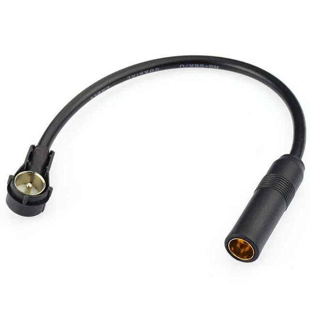 FM Antenna Adapter Auto Radio Stereo ISO to DIN Aerial Antenna Adapter -  China Auto Connector Plug, Car Connector Plug