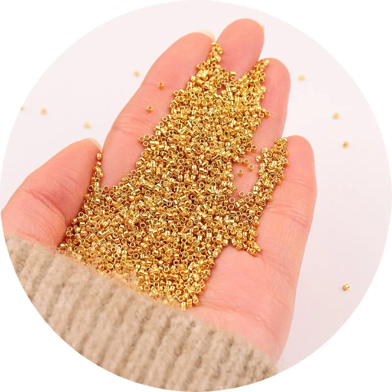 11/0 1.6mm Metallic Glass Beads Antique Bronze Uniform Spacer Seedbeads Charm for Bracelet Jewelry Making 1000pcs glass beads