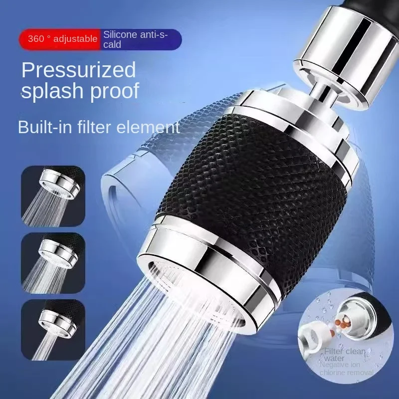360&deg; Rotatable three-speed faucet water purifier Kitchen sink household pressurized filtration spill-proof universal