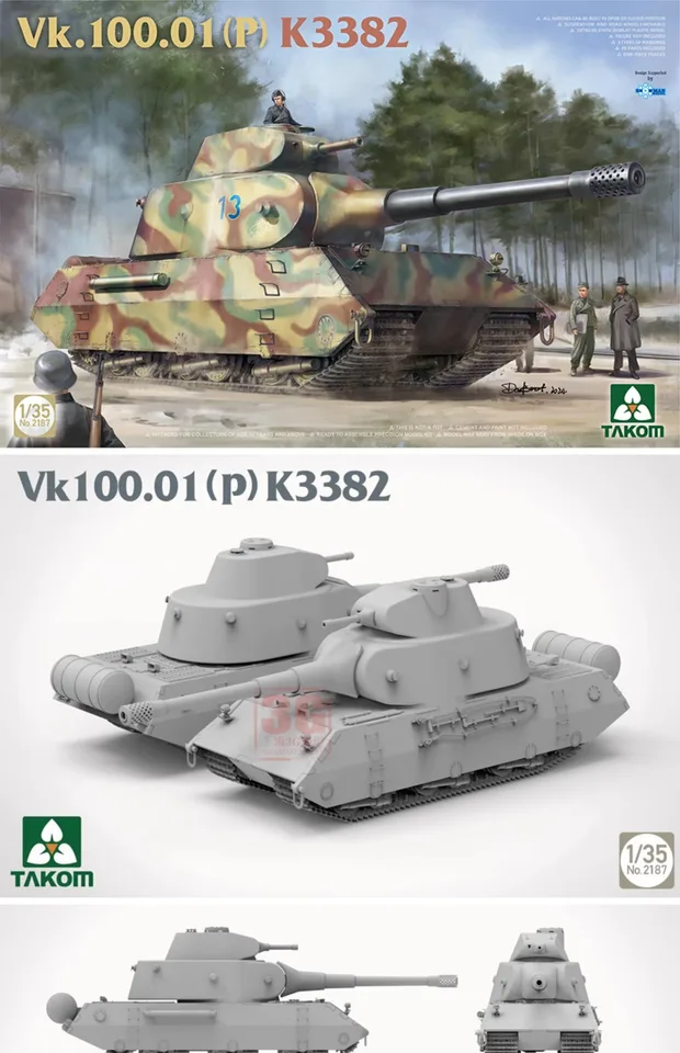 ★OMMO★VOLUME KT TANK OP TMN: Another juggernaut approaches - Takom's 35th scale VK
