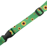 Summer Hot Style Floral Printed  Lanyard Adjustable Buckle Phone USB Badge Holder Hang Rope Necklace For Friends Gifts 5