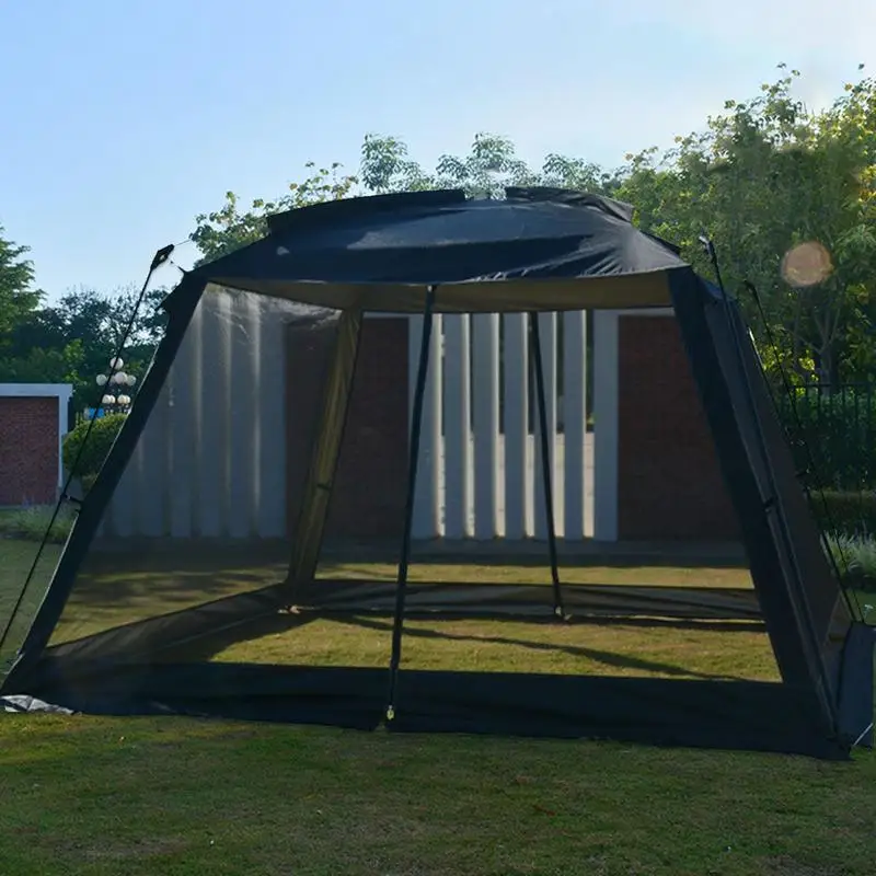 

6-8 Person Outdoor Camping Tent Mosquito Net Canopy Tent Anti-insectsNet With Zipper Garden Waterproof Pop-up Mesh Fishing Tent
