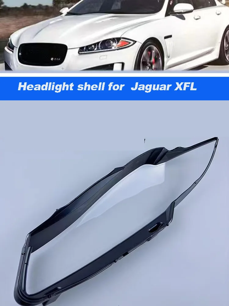 

Крышки для передних фар, стеклянная бленда для передних фар Jaguar XFL 2012-2015, прозрачный абажур, чехол для передних фар