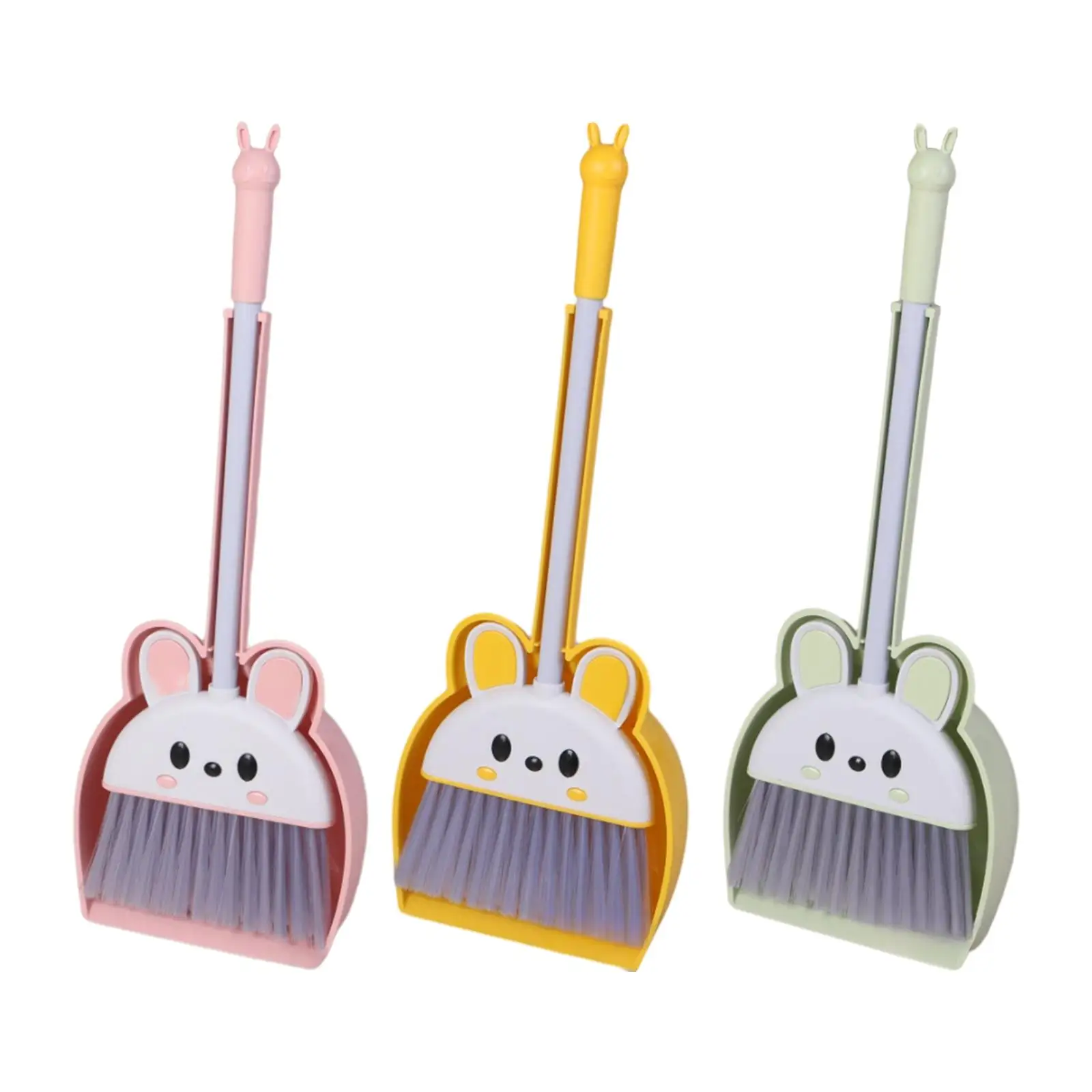 

Mini Broom with Dustpan for Kids Early Learning Birthday Gifts Little Housekeeping Helper Set for Kindergarten Age 3-6 Years Old