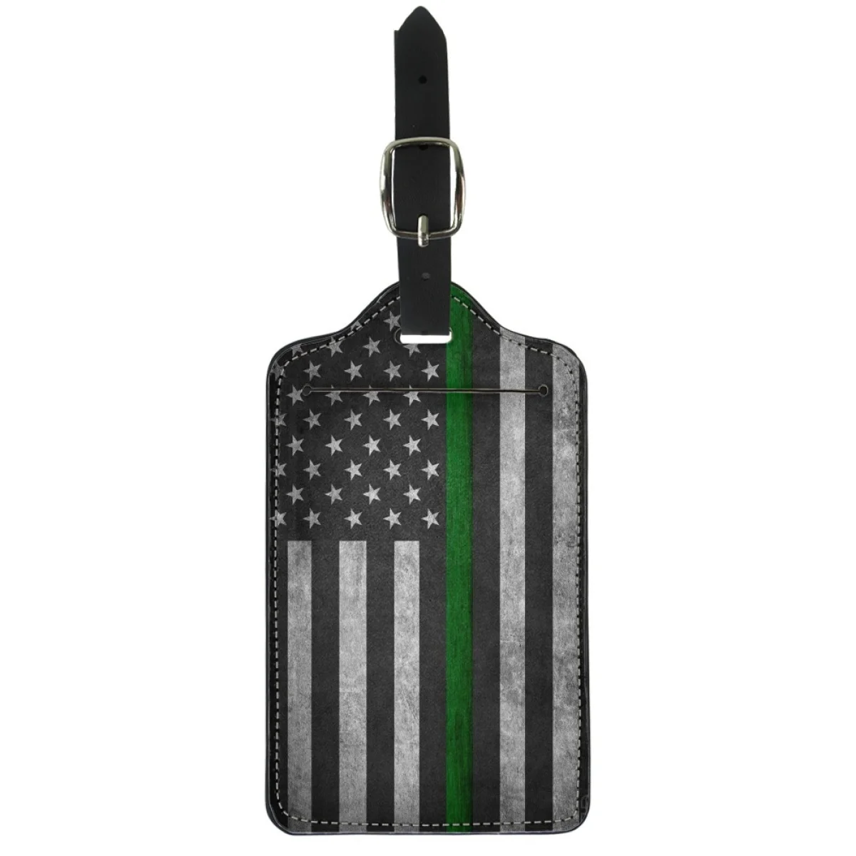 

Twoheartsgirl Fashion American Flag Print Luggage Tag Anti-lost Unisex Pendant Handbag Label Portable Baggage Boarding Bags Tag