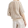 24 Women's Sweater Vintage Knitwear Thick Pullovers Custom Bead Yarn Wool Mohair Hollow out Short Sleeve Elegant Sweater 6