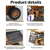 1:24 9CH RC Alloy Dump Truck Car Engineering Vehicle Forklift Heavy Excavator Remote Control Car Toys for Boys Children's Gifts 4
