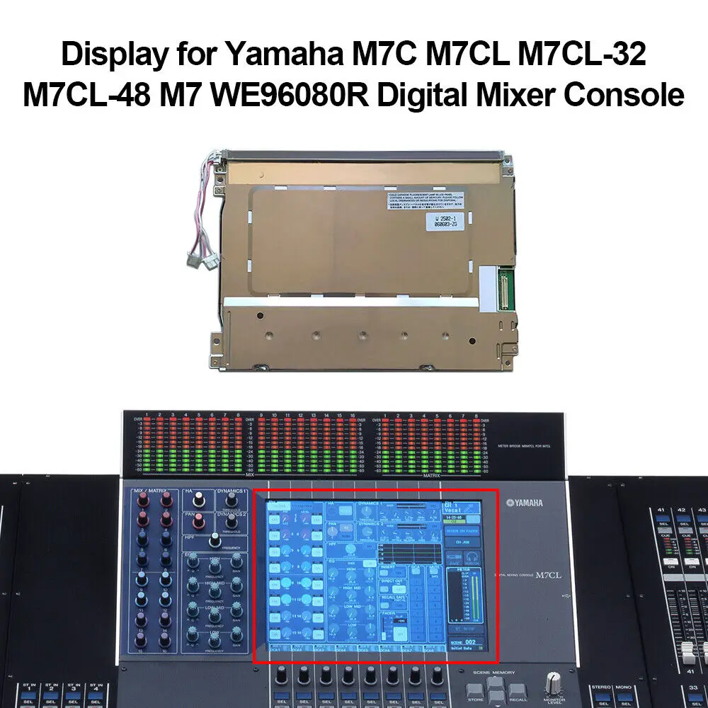 Display Lcd Per Console Mixer Digitale Yamaha M7C M7Cl M7Cl-32 M7Cl-48 M7 We96080R
