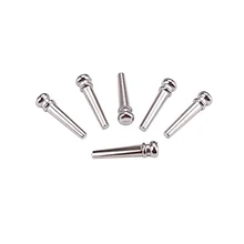 

Guitar Bridge Pins Accessories 6PCS Brass Guitar Bridge Pins String Studs for Folk Acoustic Guitars Replacement