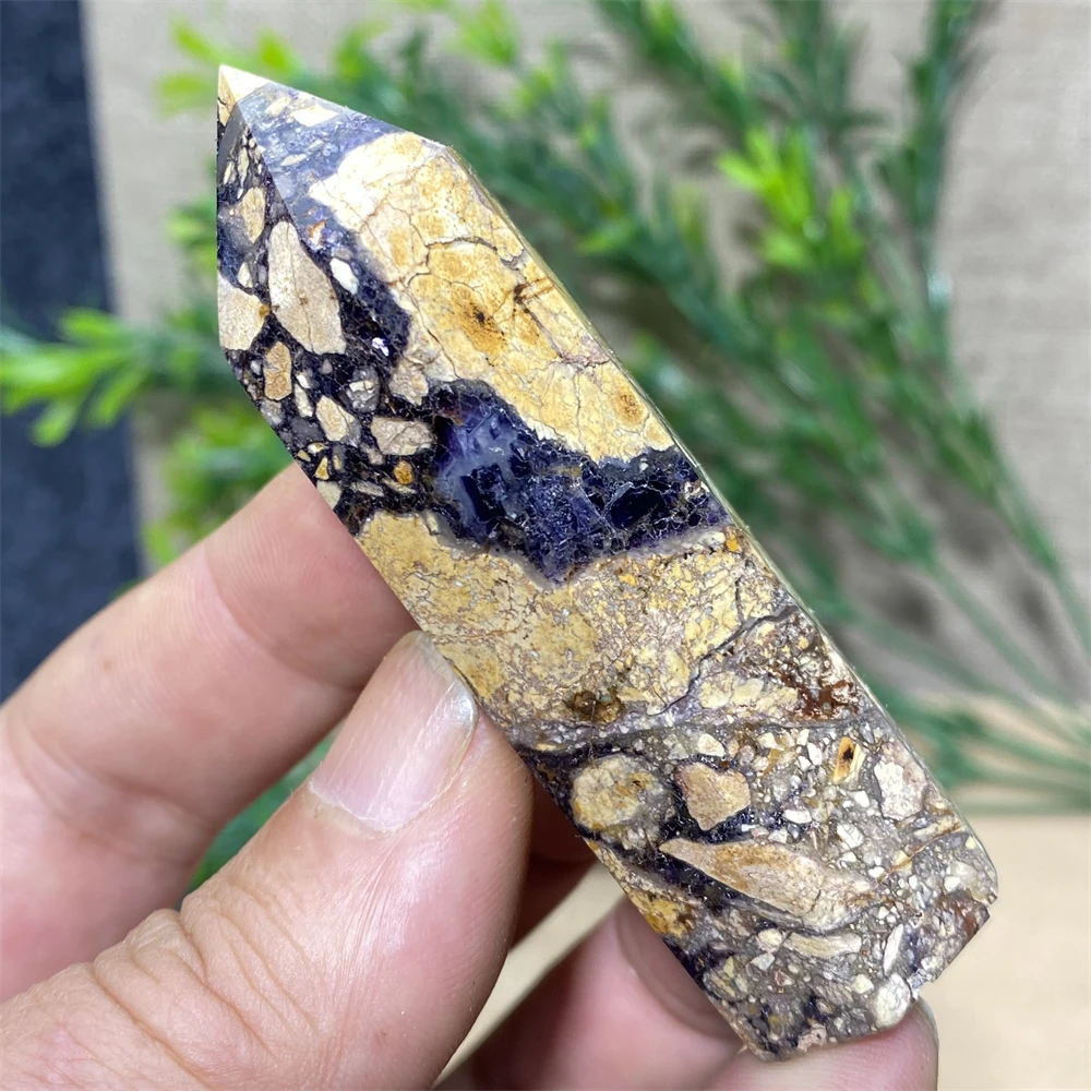 Sugilite Symbiont Natural Stone And Minerals Purple Tower Crystal Wand Healing Living Room Decoration Indie Home Decor Aquarium 6