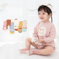 Home New Large-area Adhesive Anti Slip Baby Socks Cartoon Floor Sock for Infants Young Children Nice Straight Board Short Socks 3