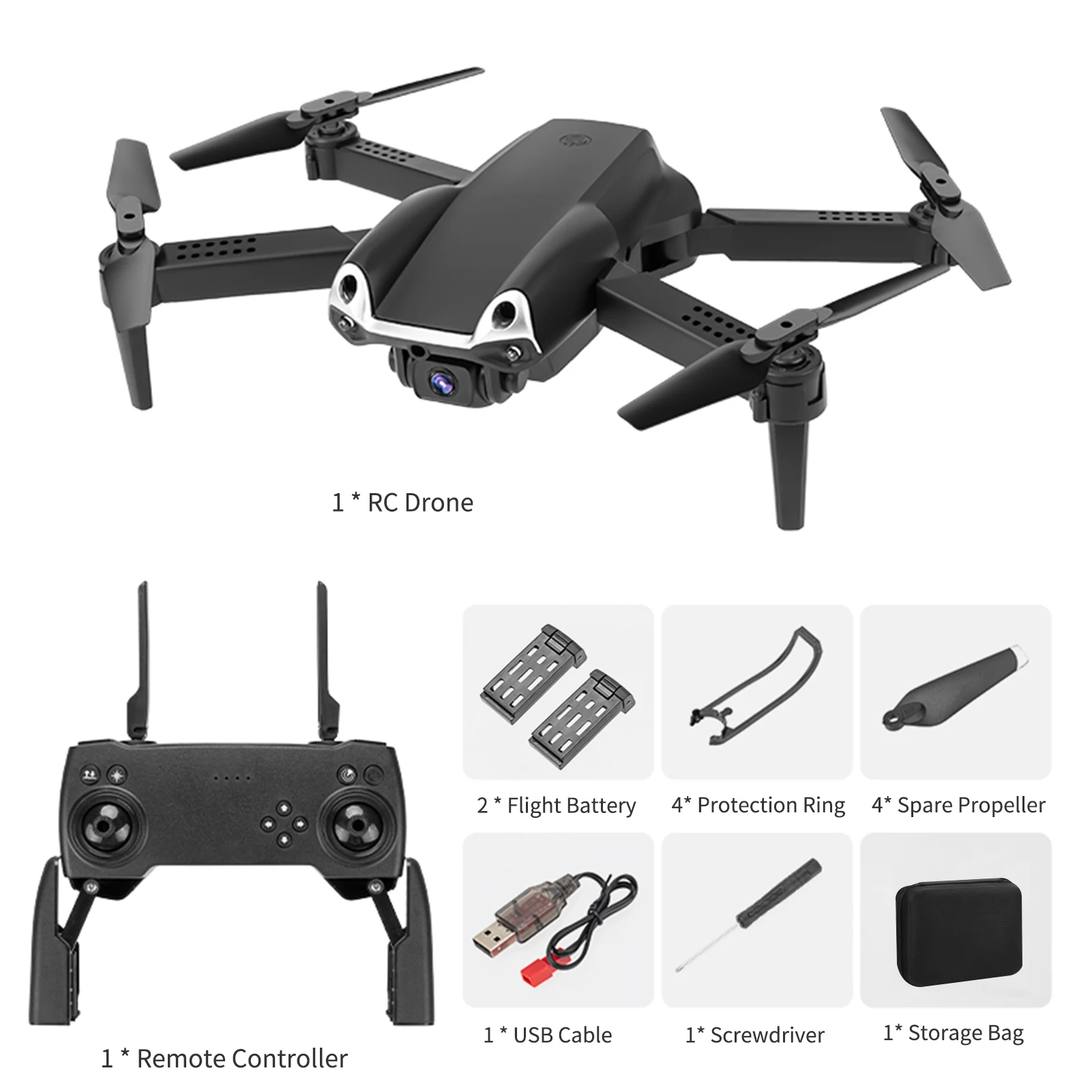 Pro WIFI RC Drone with Camera 4K RC Quadcopter with Function Obstacle Avoidance Trajectory Flight Gesture Control Gift Toy mini helicopter RC Helicopters