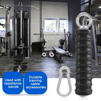 Push Down Single Gym Handle Triceps Strength Pull Up Hand Grips For Cable Machine Attachment Arm Fitness Equipment 3