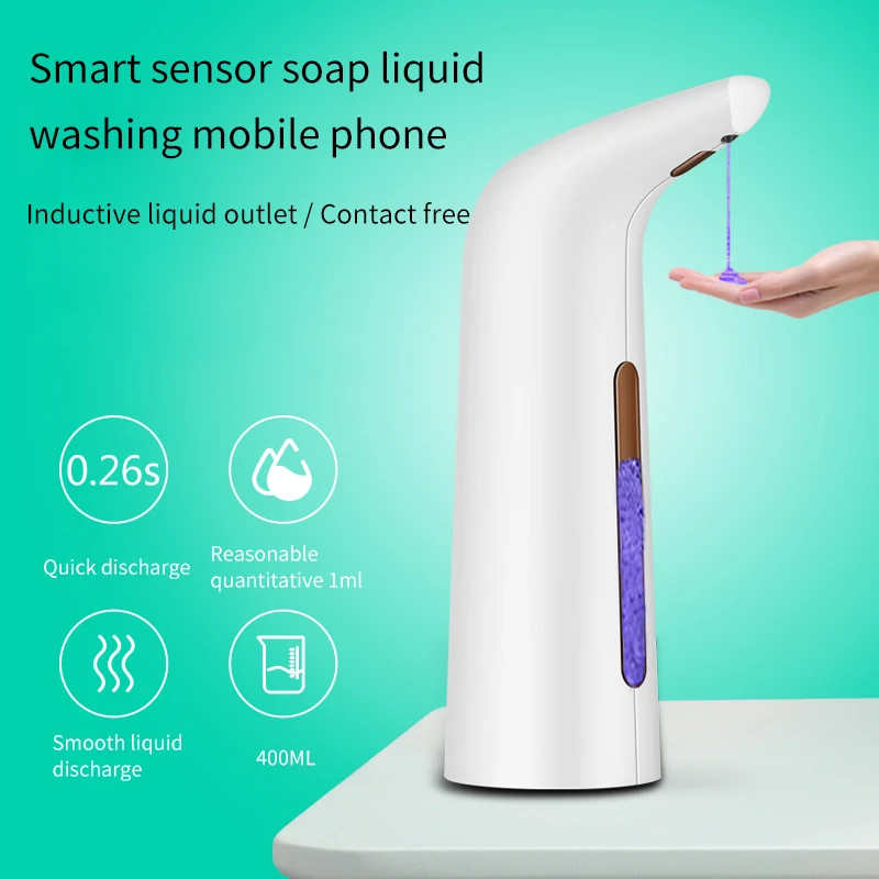 

Liquid Soap Dispenser Automatic Hand Washing Washer Intelligent Induction Foaming Machine for Kitchen Bathroom Dispenser