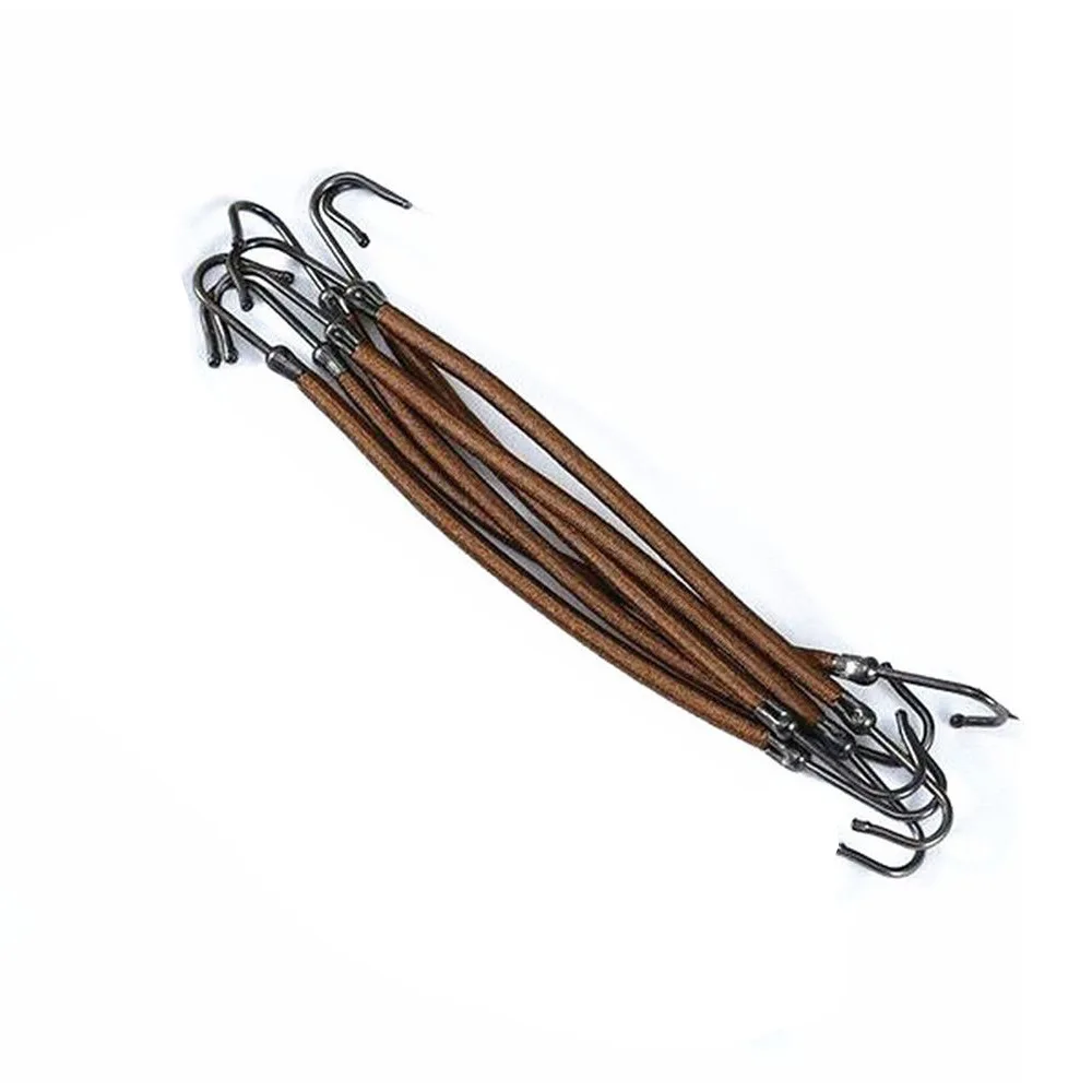 Set of Trendy Double Hook Elastic Hair Bands