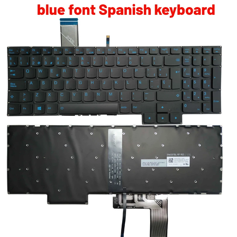 NEW Russian/US/UK/French/Spanish Laptop Keyboard For Lenovo IdeaPad Gaming 3-15IMH05 15ARH05 15ACH05 3-15ACH6 3-15IHU6 backlight