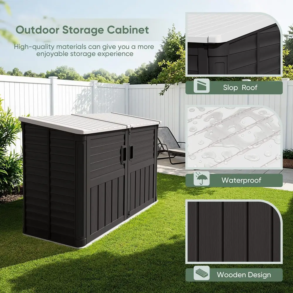 Resin Outdoor Storage Shed 4