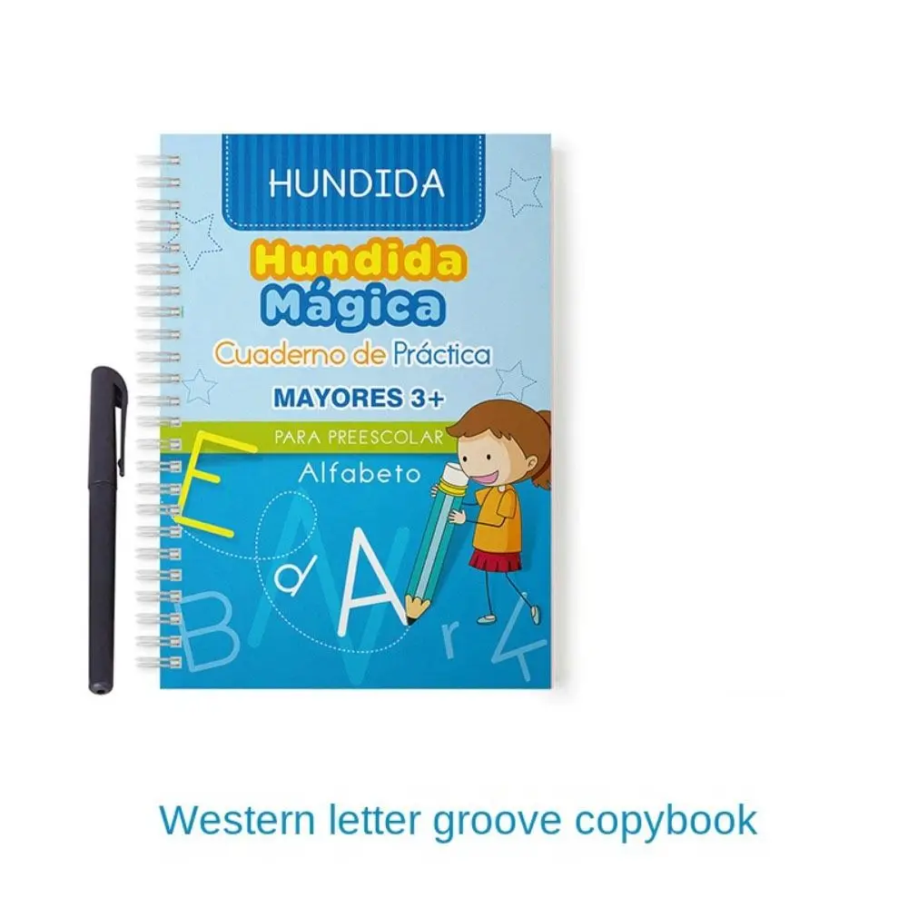 ForChildrenWritingEssentialsPracticeCopybookSpanishMagicBooks